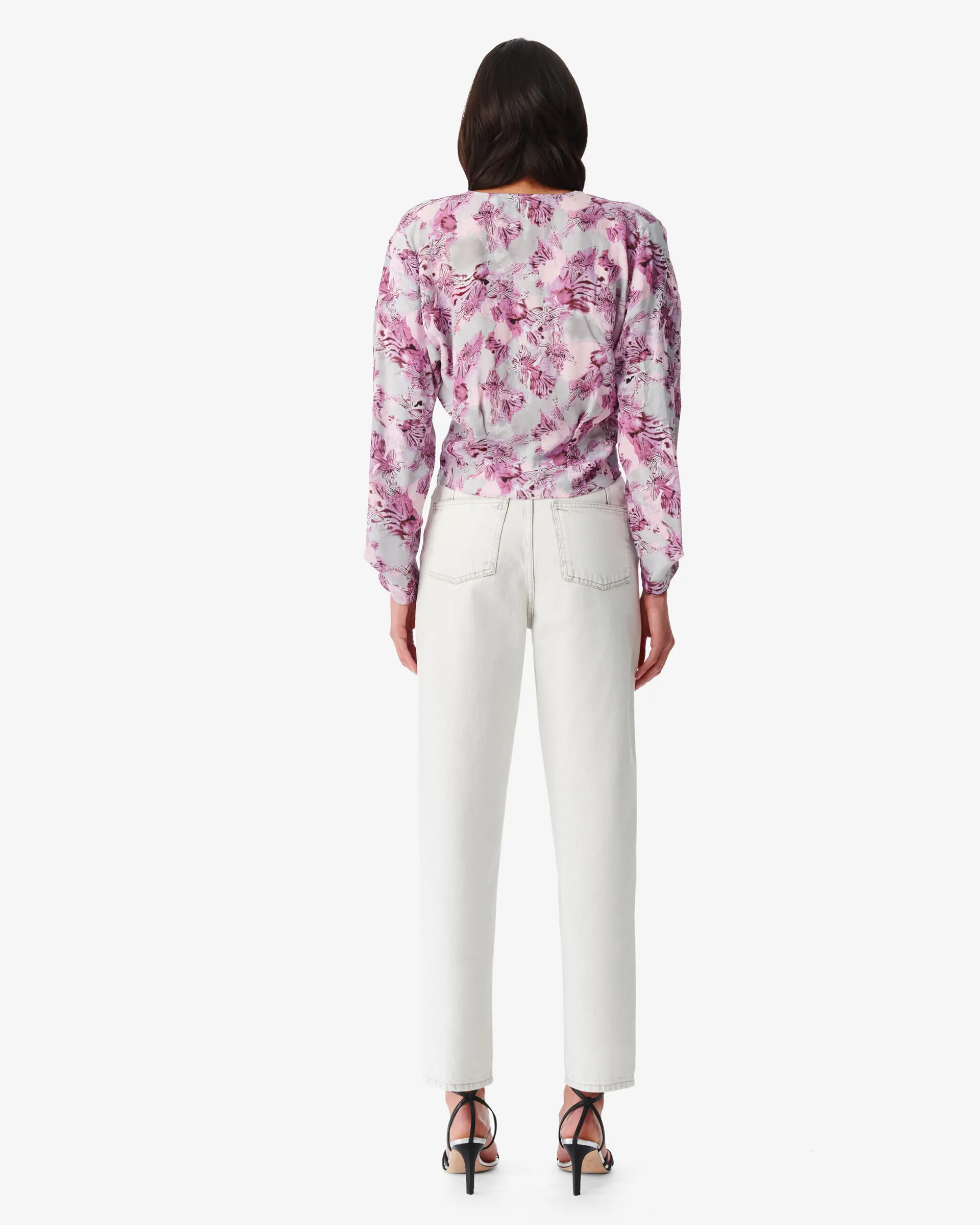 Blouse Decolletee A Imprime Oralia