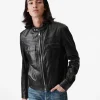 Blouson En Cuir Metallise Irown