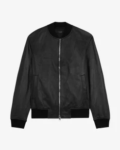 Blouson En Cuir Perfore Odan