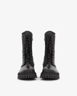 Boots En Cuir A Lacets Kosmic