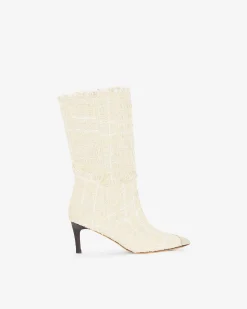 Bottines En Jacquard Takari Tweed