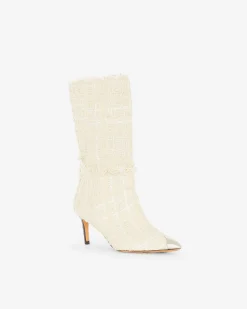 Bottines En Jacquard Takari Tweed