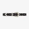 Ceinture En Cuir Embella Studs