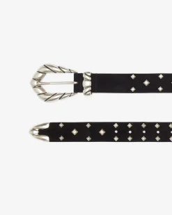 Ceinture En Cuir Embella Studs