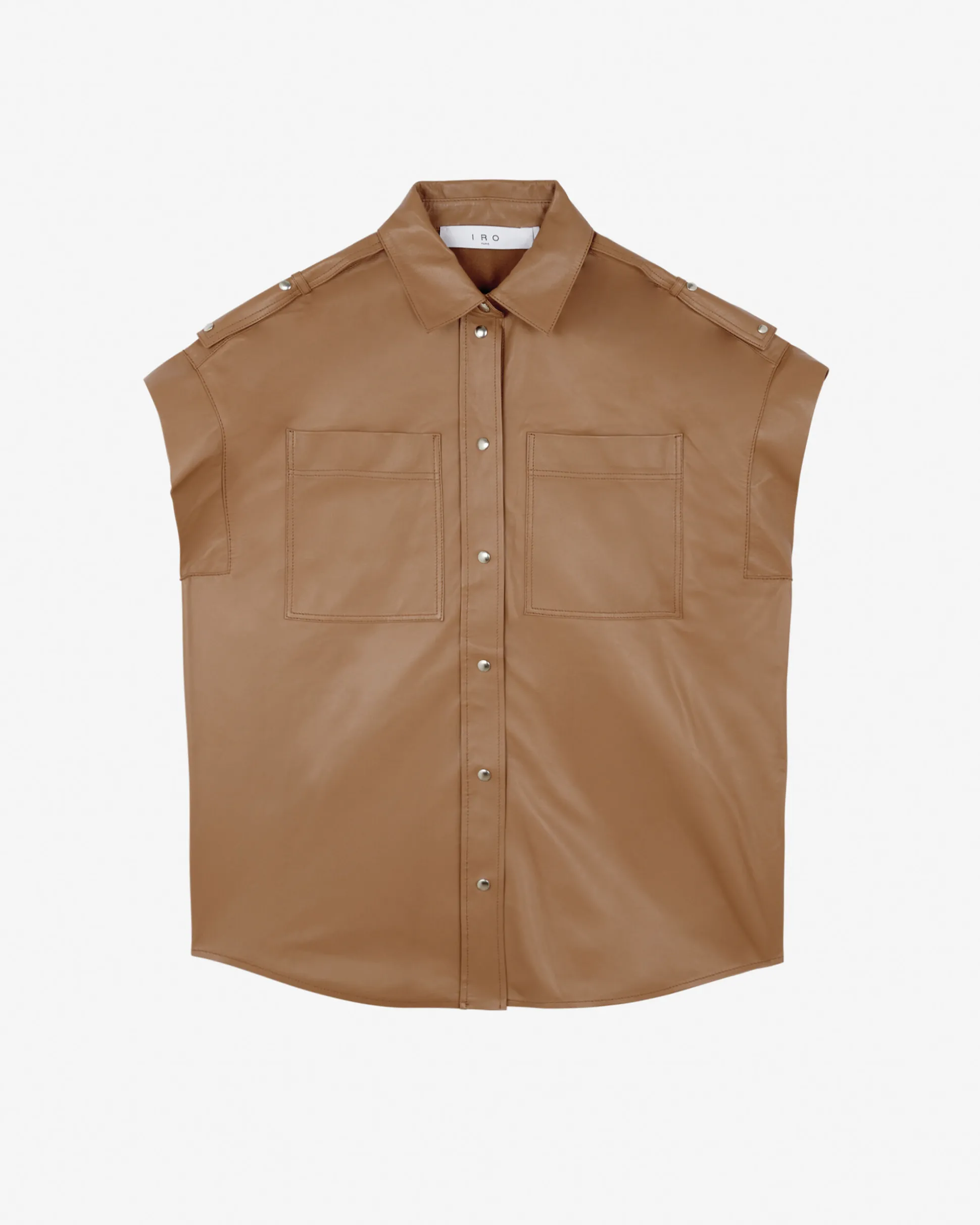 Chemise Oversize En Cuir Mahina