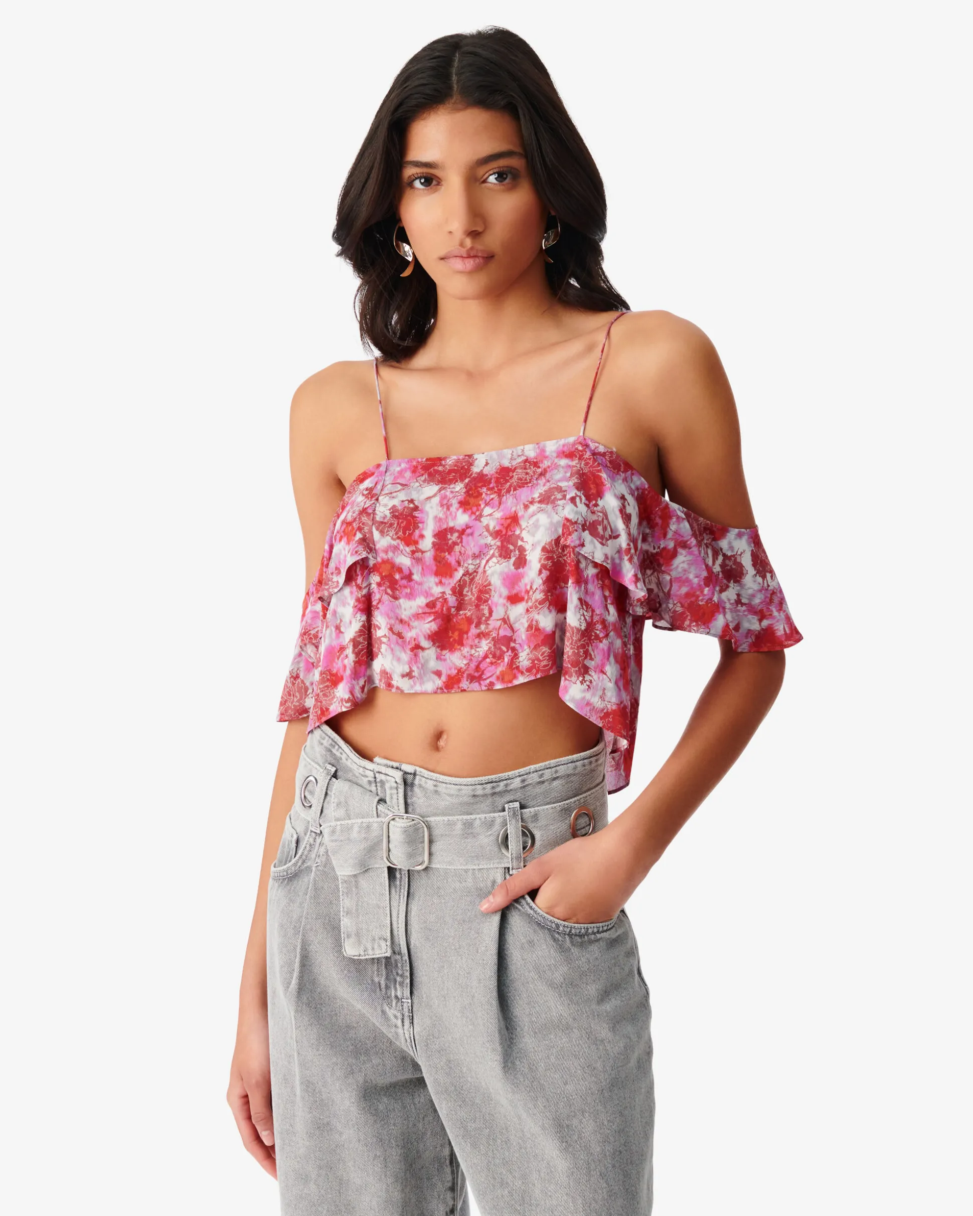 Crop Top Imprime Minak