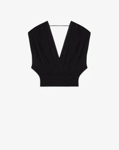 Debardeur Drape Col V Biano