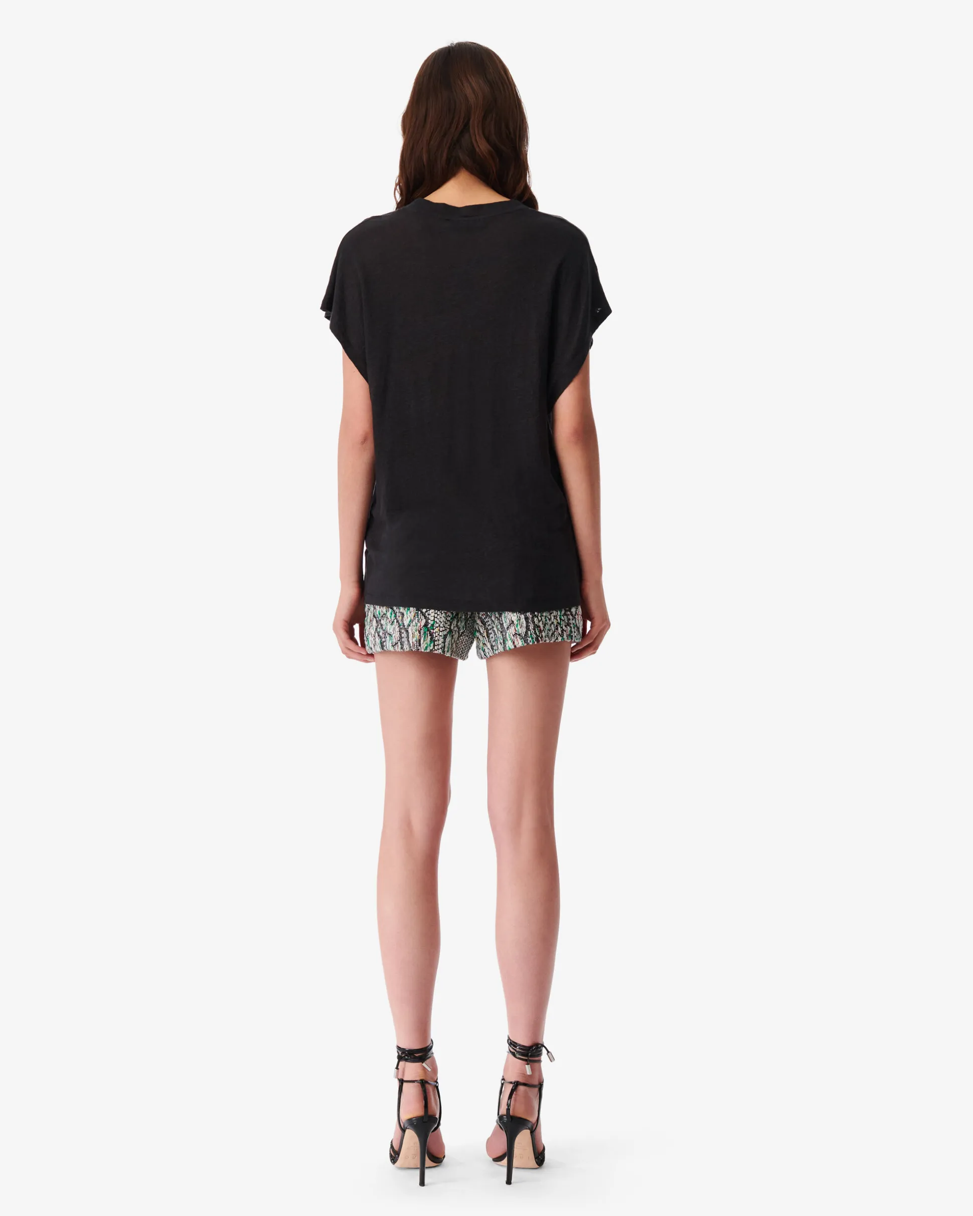 Debardeur En Lin Col Rond Ciro