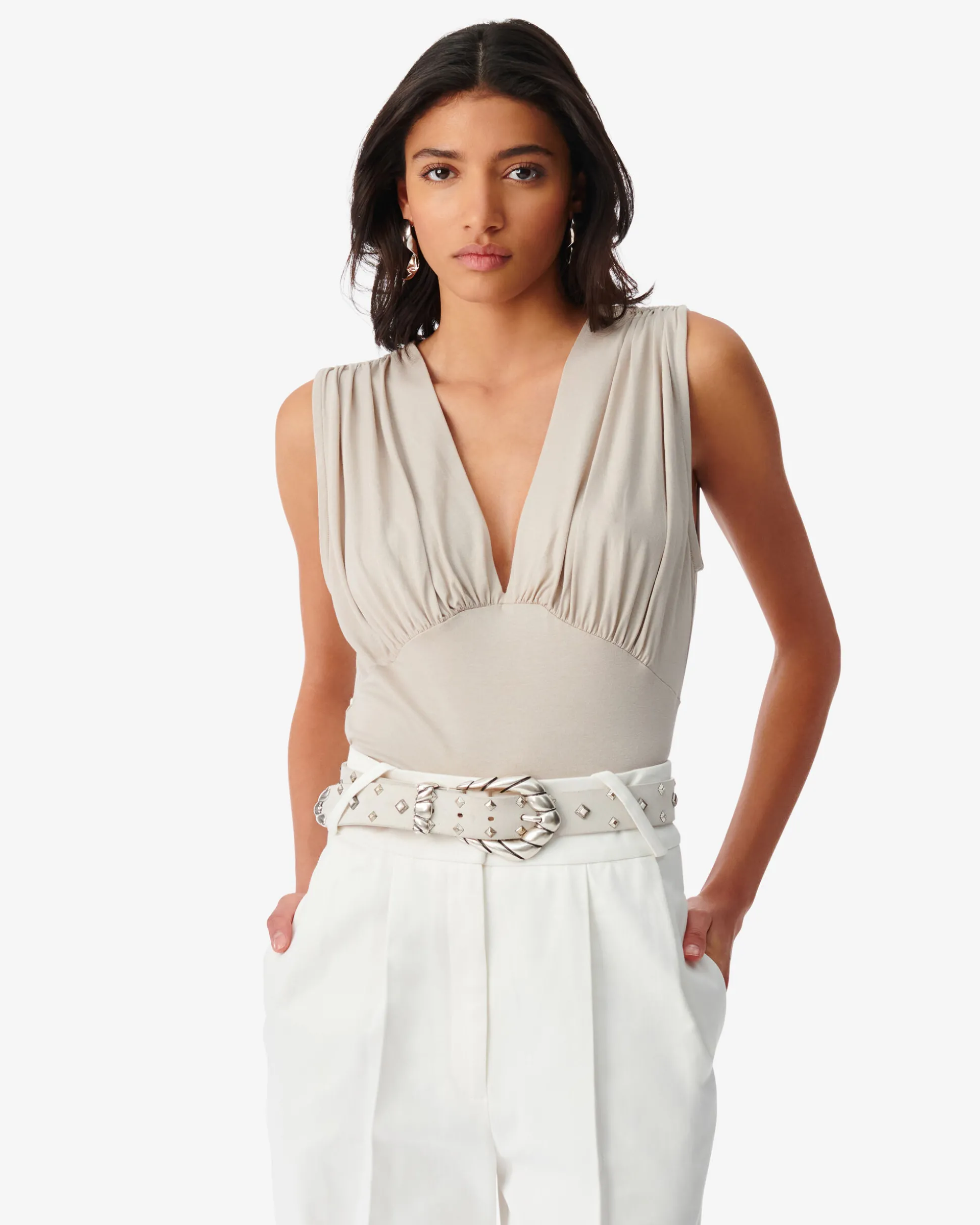 Debardeur Plisse Keia