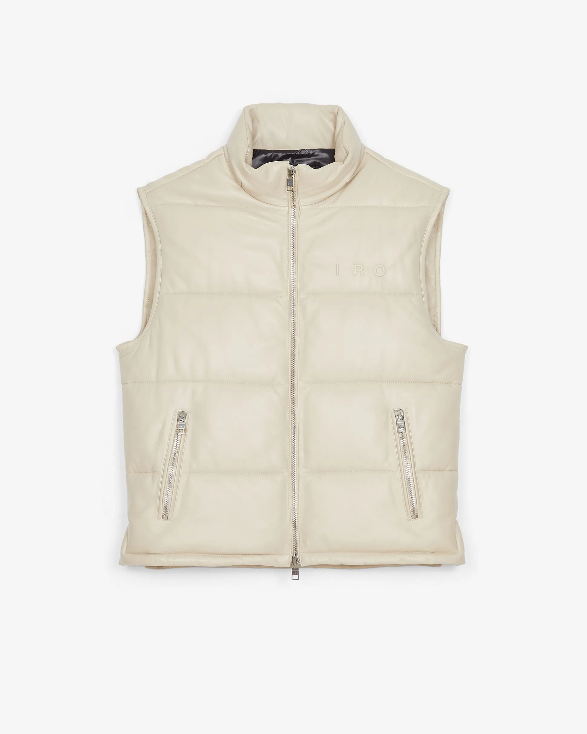 Doudoune Sans Manches En Cuir Inra