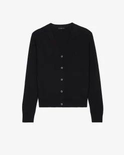 Gilet Logo Col V En Laine Felio