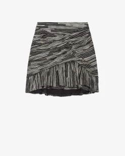 Jupe Courte A Volants Dustan