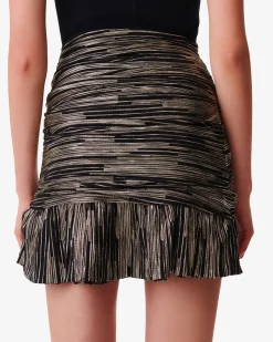 Jupe Courte A Volants Dustan