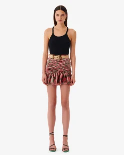 Jupe Courte A Volants Junia