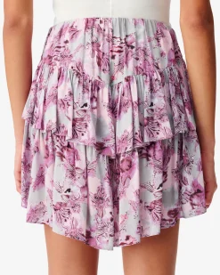 Jupe Courte A Volants Oraja