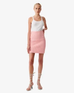 Jupe Courte En Maille Uota