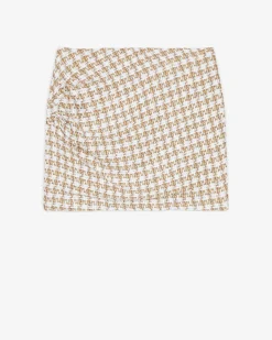 Jupe Courte En Tweed Garna