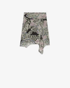 Jupe Courte Imprimee Ripa
