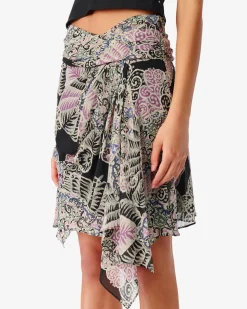 Jupe Courte Imprimee Ripa