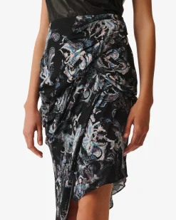 Jupe Imprimee Asymetrique Cartina