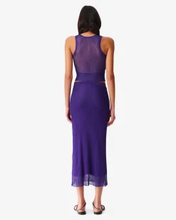 Jupe Longue En Maille Chuma