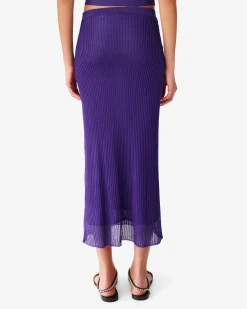 Jupe Longue En Maille Chuma
