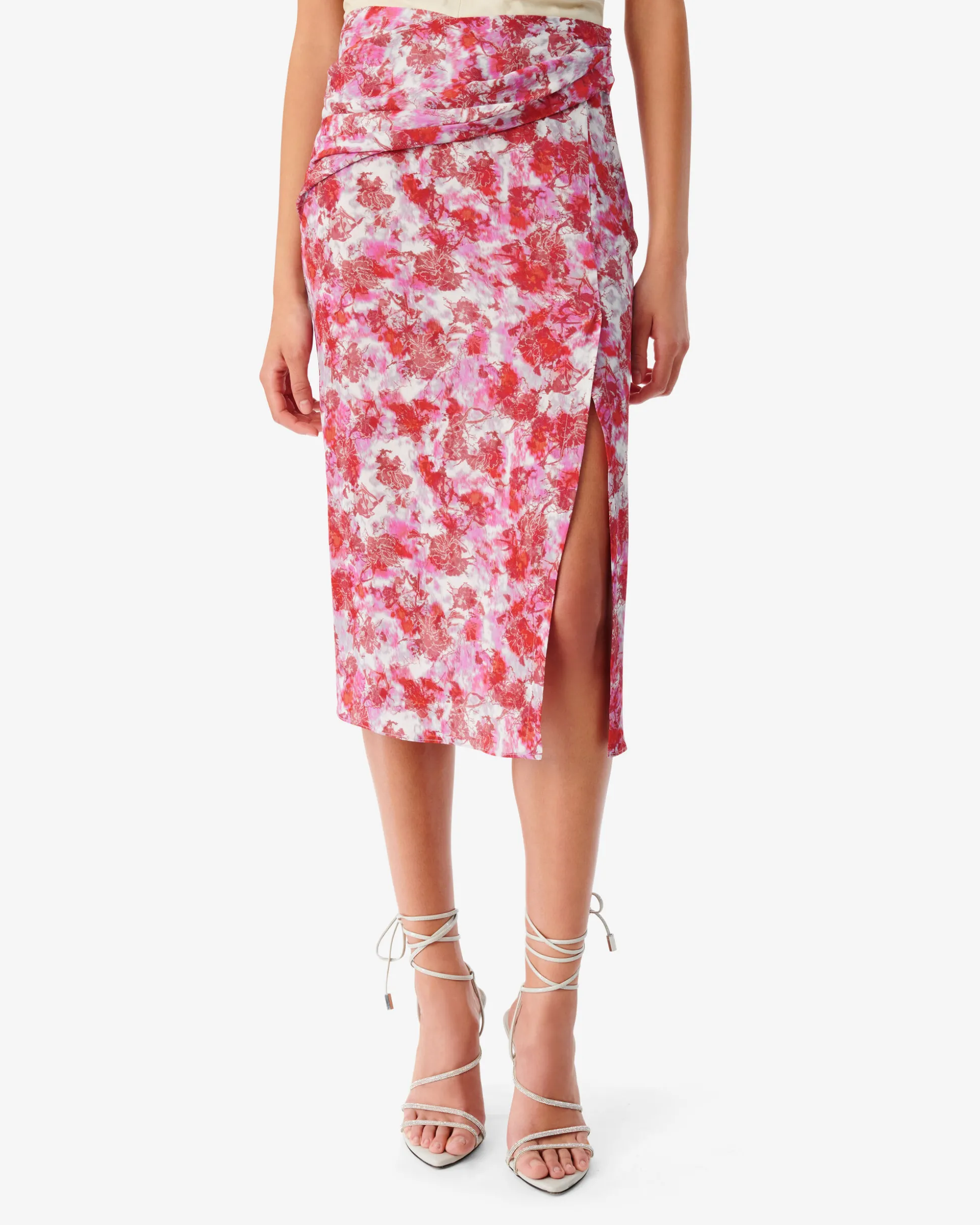 Jupe Midi Imprimee Marca