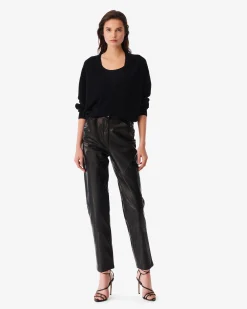 Pull Crop Et Col V Viola