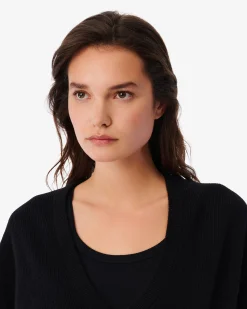 Pull Crop Et Col V Viola