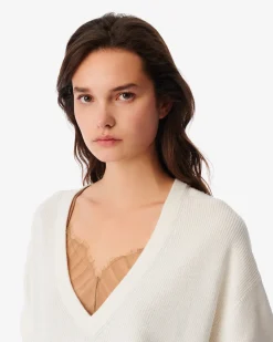 Pull Crop Et Col V Viola