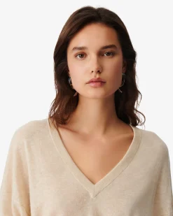 Pull En Cachemire Col V Lilva