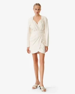 Robe Ajustee En Cuir Belina