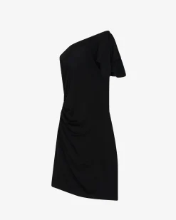 Robe Asymetrique A Volants Gaska