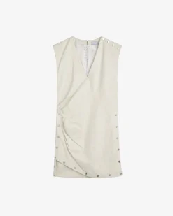 Robe Asymetrique En Cuir Jeane