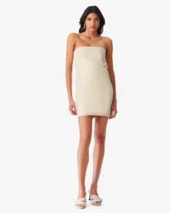 Robe Bustier En Cuir Lubia