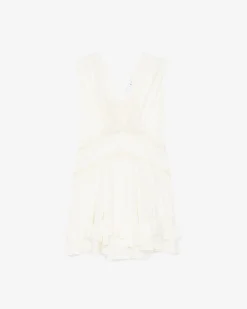 Robe Courte Brodee De Perles Conor