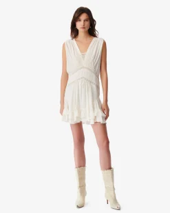 Robe Courte Brodee De Perles Conor