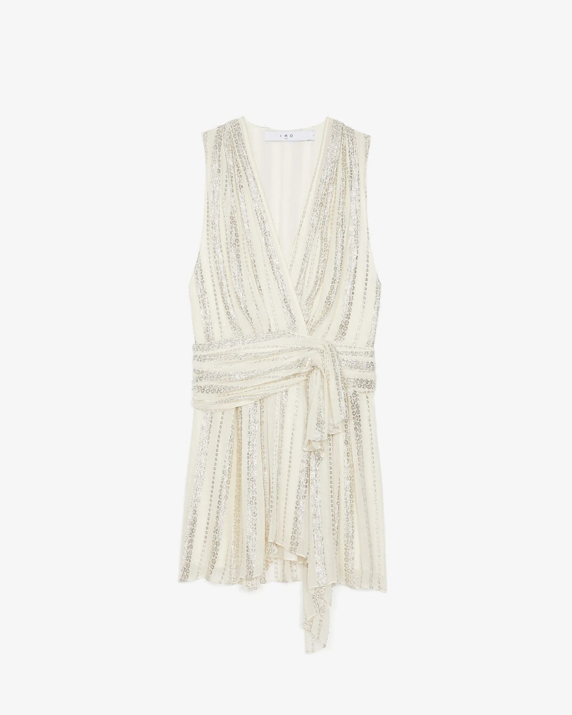 Robe En Lurex Col V Valenta