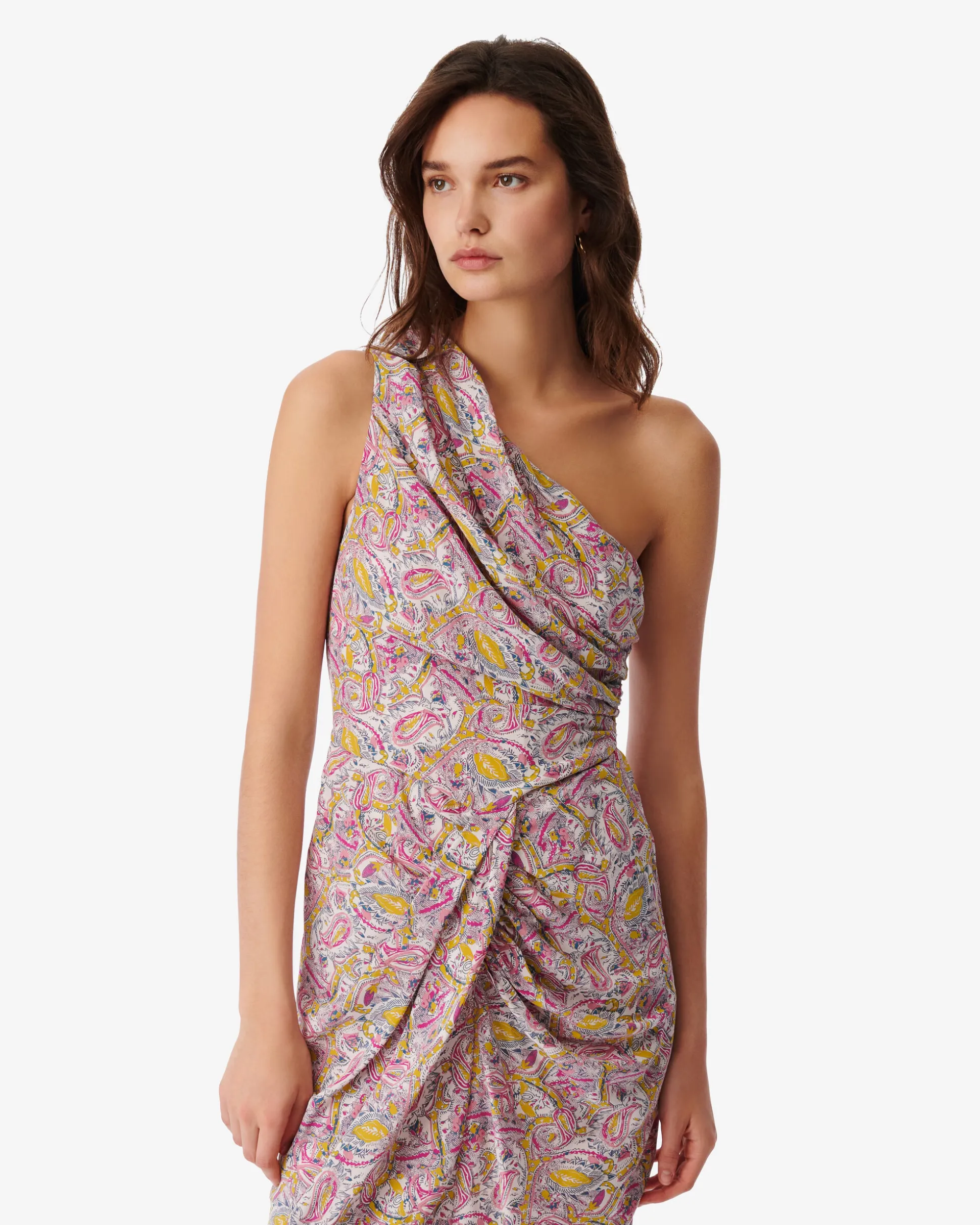 Robe Imprimee Asymetrique Tabea