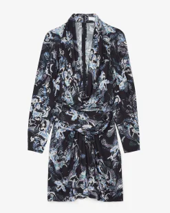 Robe Imprimee Col V Camolla