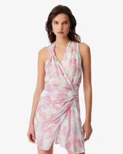 Robe Imprimee Col V Fredja