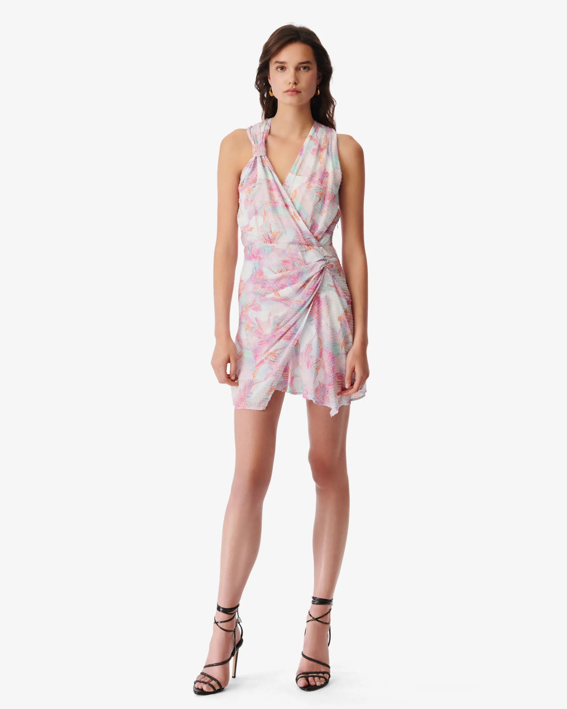 Robe Imprimee Col V Fredja