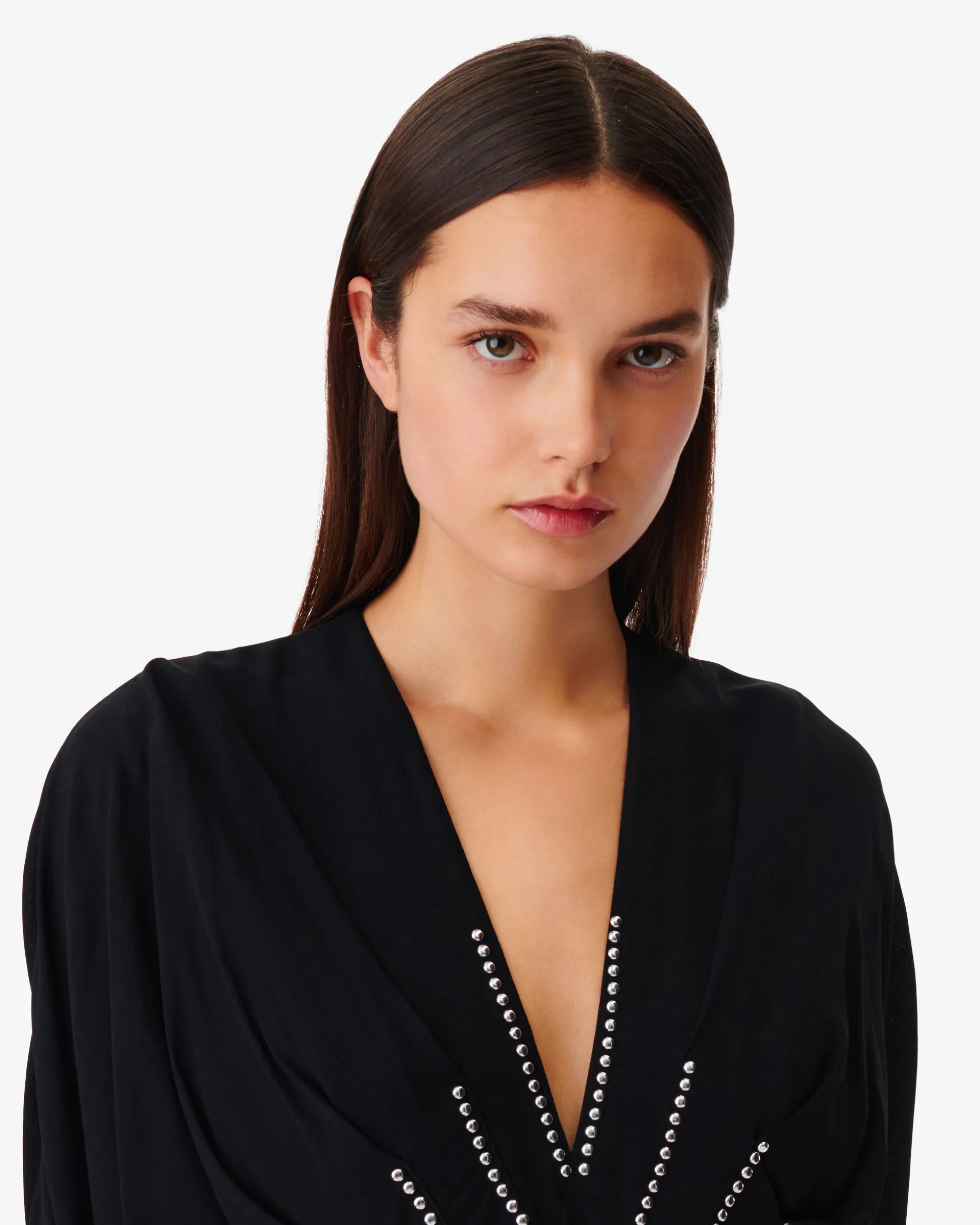 Robe Longue Col V Eleonora