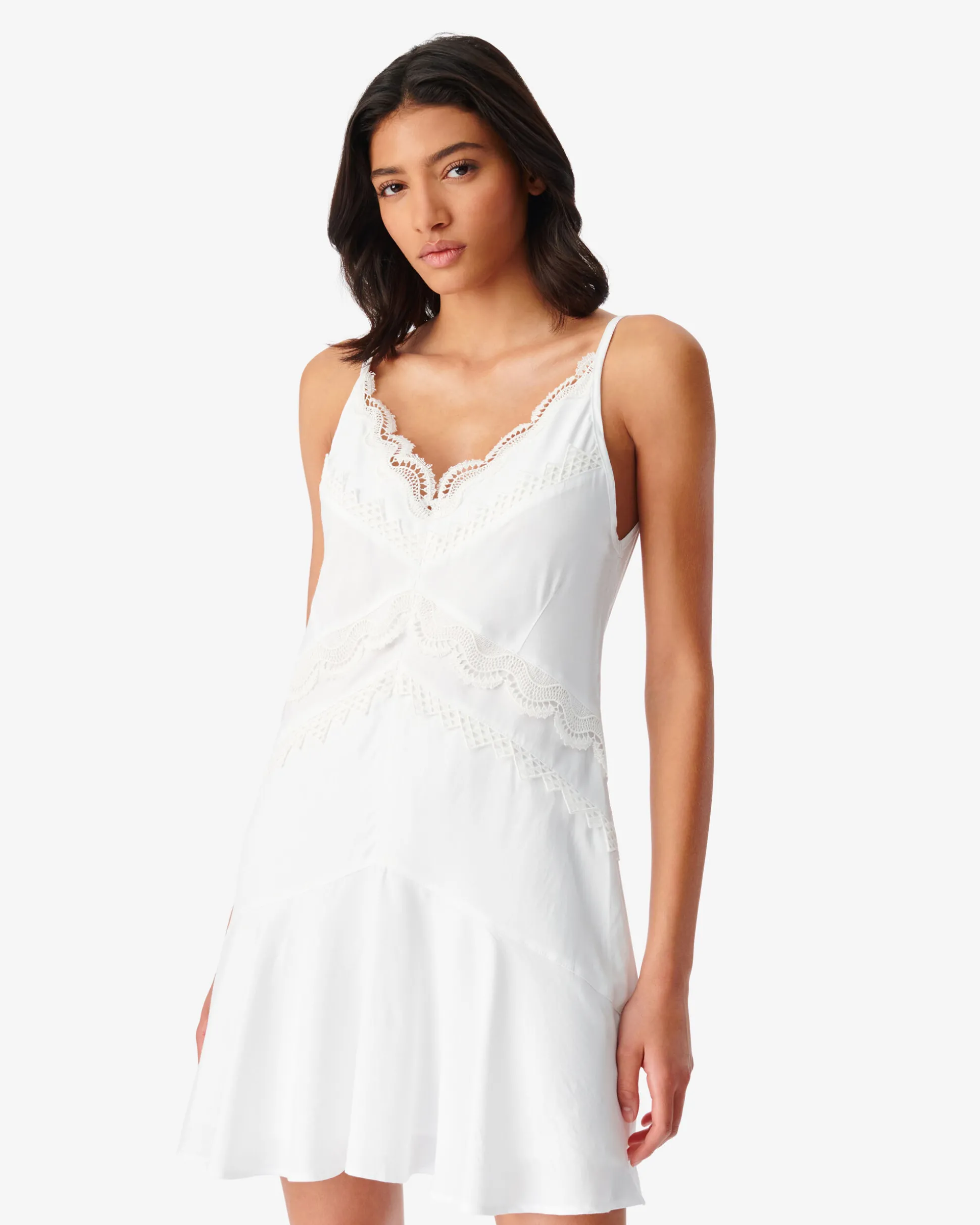 Robe Nuisette Dentelle Lavea