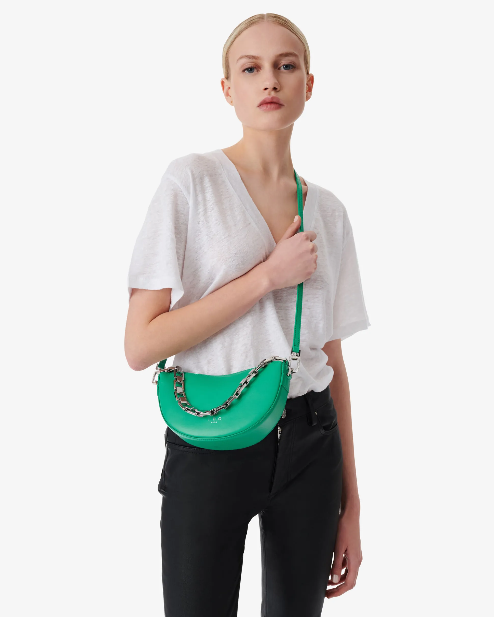 Sac En Cuir A Bandouliere Arc Baby