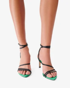 Sandales A Talons En Cuir Ido