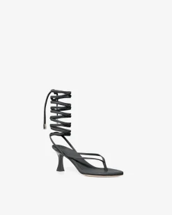 Sandales A Talons En Cuir Hera