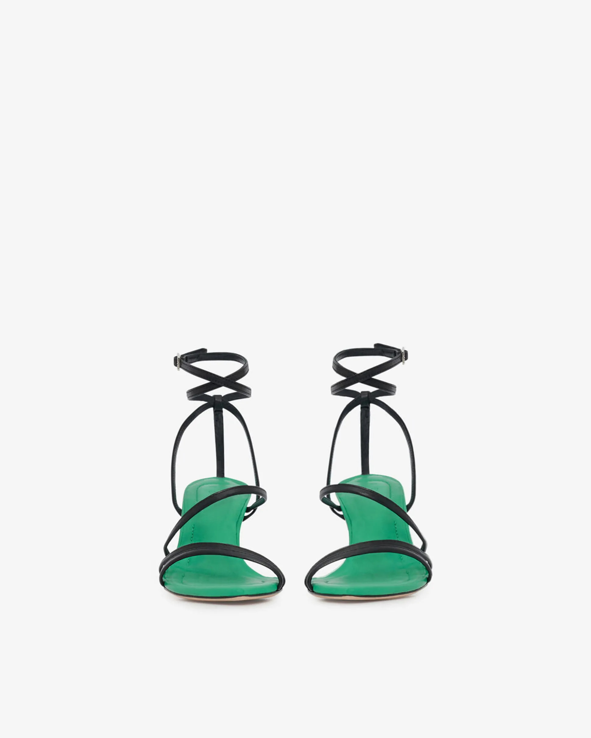 Sandales A Talons En Cuir Ido