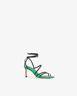 Sandales A Talons En Cuir Ido