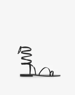 Sandales Plates A Lanieres Metcika